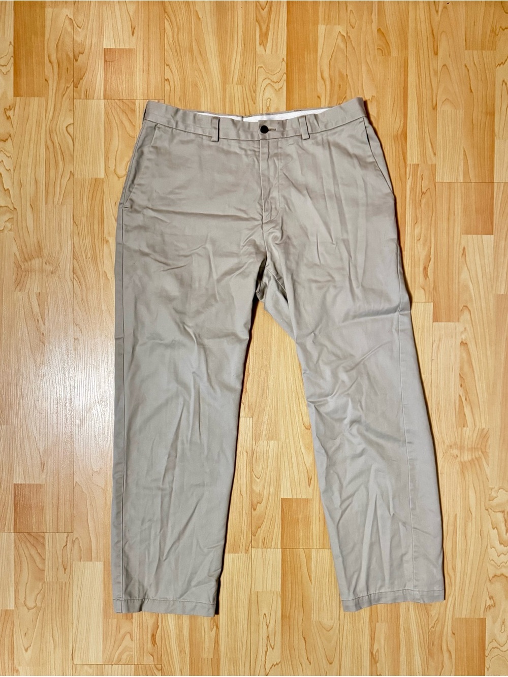 Haggar Straight-Leg Khaki Dress Pants